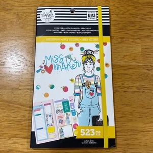 Happy Planner Miss Maker Accessory Book Stickers and Sticky Notes